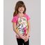 Blusa-Infantil-Barbie-com-Glitter-Manga-Curta-Decote-Redondo-em-Algodao---Sustentavel-Pink-9137509-Pink_1