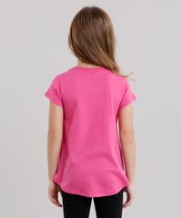 Blusa-Infantil-Barbie-com-Glitter-Manga-Curta-Decote-Redondo-em-Algodao---Sustentavel-Pink-9137509-Pink_2