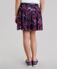 Short-Infantil-Estampado-Floral-com-Cinto-Fino-Azul-Marinho-8821873-Azul_Marinho_2