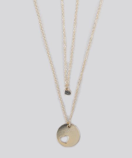 Kit-de-2-Colares-Mae-e-Filhas-com-Coracao-Dourado-9160642-Dourado_1