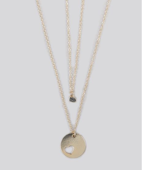 Kit-de-2-Colares-Mae-e-Filhas-com-Coracao-Dourado-9160642-Dourado_1