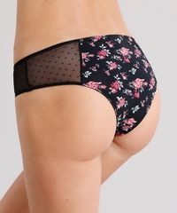 Calcinha-Feminina-Calecon-Estampa-Floral-com-Tule-Preta-8969920-Preto_2