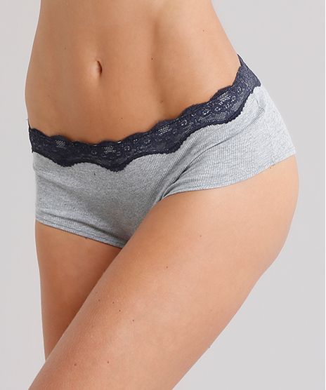 Calcinha-Feminina-Calecon-com-Renda-Cinza-Mescla-9093651-Cinza_Mescla_1