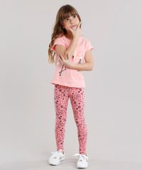 Calca-Infantil-Legging-Estampada-de-Estrelas-em-Algodao---Sustentavel-Rosa-9120275-Rosa_3