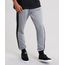 Calca-Masculina-Jogger-com-Recortes-em-Moletom-com-Bolsos-Cinza-Mescla-9100662-Cinza_Mescla_1