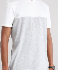 Camiseta-Masculina-com-Recorte-Listrado-Manga-Curta-Gola-Careca-Cinza-Mescla-Claro-9127317-Cinza_Mescla_Claro_4