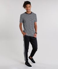 Camiseta-Masculina-Listrada-Manga-Curta-Gola-Careca-Preta-9127320-Preto_3