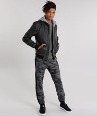 Jaqueta-Masculina-Bomber-2-em-1-com-Capuz-Removivel-em-Moletom-Chumbo-8855296-Chumbo_3