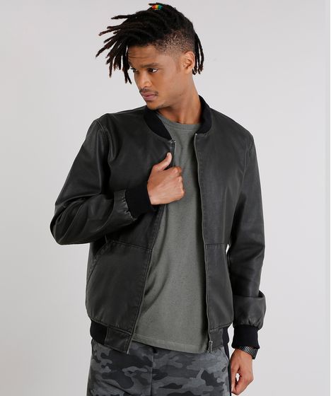 jaqueta masculina bomber 2 em 1