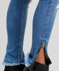 Calca-Jeans-Feminina-Super-Skinny-Sawary-Destroyed-com-Ziper-na-Barra-Azul-Medio-9135609-Azul_Medio_4