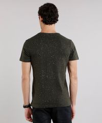 Camiseta-Masculina-Slim-Fit-Estampada-de-Respingos-Manga-Curta-Gola-Careca-Verde-Militar-9115993-Verde_Militar_2
