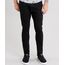 Calca-Jeans-Masculina-Super-Skinny-Cropped-com-Barra-Desfiada-Preta-8938398-Preto_1