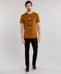 Camiseta-Masculina--Barber-Shop--Manga-Curta-Decote-Careca-em-Algodao---Sustentavel-Caramelo-9165157-Caramelo_3