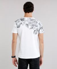 Camiseta-Masculina-Slim-Fit-com-Estampa-Floral-em-Piquet-Manga-Curta-Decote-Careca-Off-White-9085557-Off_White_2
