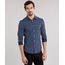 Camisa-Masculina-Slim-Estampada-de-Folhagem-Manga-Longa-Azul-Marinho-8852723-Azul_Marinho_1