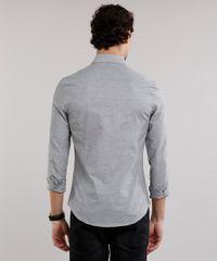 Camisa-Masculina-Slim-Manga-Longa-Cinza-8855635-Cinza_2