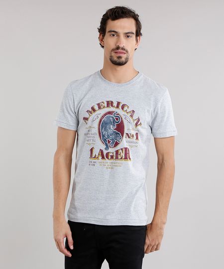 Camiseta-Masculina--American-Lager--Manga-Curta-Decote-Careca-Cinza-Mescla-9165462-Cinza_Mescla_1 Camiseta-Masculina--American-Lager--Manga-Curta-Decote-Careca-Cinza-Mescla-9165462-Cinza_Mescla_1