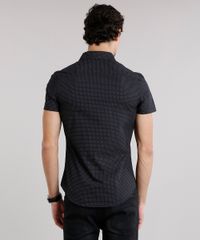 Camisa-Masculina-Slim-Estampada-Manga-Curta-Preta-8856198-Preto_2