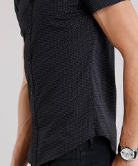 Camisa-Masculina-Slim-Estampada-Manga-Curta-Preta-8856198-Preto_4