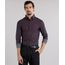 Camisa-Masculina-Slim-Estampada-de-Poa-com-Bolso-Manga-Longa-Vinho-8858209-Vinho_1