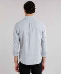 Camisa-Masculina-Comfort-Estampada-de-Poa-em-Flanela-Manga-Longa-Cinza-Claro-8859341-Cinza_Claro_2