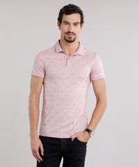 Polo-Masculina-Slim-Fit-Estampada-Geometrica-Manga-Curta-em-Algodao---Sustentavel-Rose-8959716-Rose_1