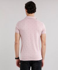 Polo-Masculina-Slim-Fit-Estampada-Geometrica-Manga-Curta-em-Algodao---Sustentavel-Rose-8959716-Rose_2