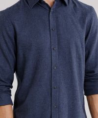 Camisa-Masculina-Comfort-em-Flanela-Manga-Longa-Azul-Marinho-8841841-Azul_Marinho_4