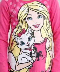 Blusa-Infantil-Barbie-com-Glitter-Manga-Longa-Decote-Redondo-em-Algodao---Sustentavel-Pink-9137849-Pink_4