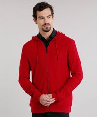 Blusao-Masculino-em-Moletom-Canelado-em-Capuz-Vermelho-8834784-Vermelho_1