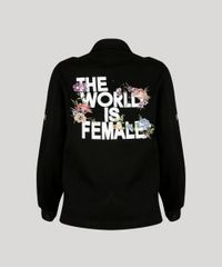Jaqueta-Feminina-Militar-com-Bordado-Floral-em-Sarja-com-Bolsos-Preta-8858864-Preto_6