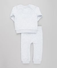 Conjunto-Infantil-de-Blusao--Smile--Canelada---Calca-com-Ziper-Cinza-Mescla-Claro-8909813-Cinza_Mescla_Claro_2
