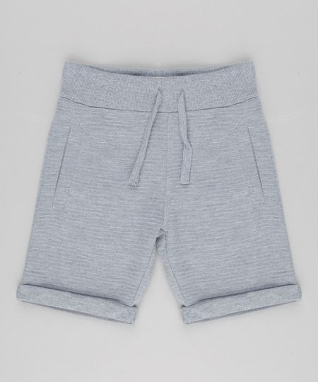 Bermuda-Infantil-em-Moletom-Canelada-Cinza-Mescla-8868456-Cinza_Mescla_1