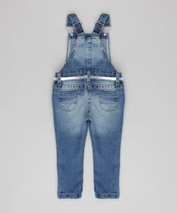 Jardineira-Jeans-Infantil-com-Cinto-Metalizado-em-Algodao---Sustavel-Azul-Medio-9140484-Azul_Medio_2