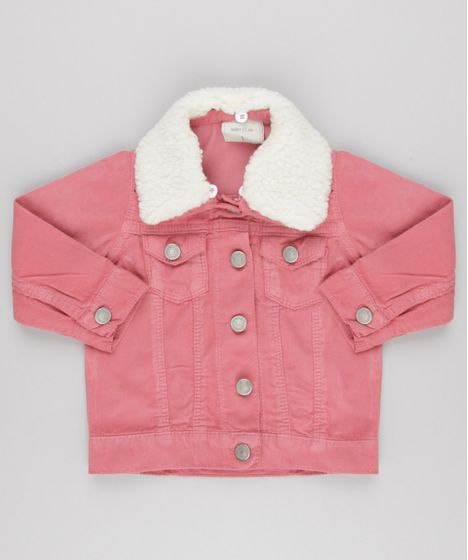 jaqueta veludo rosa