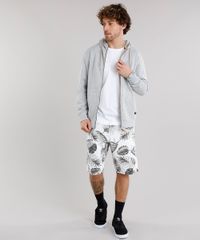 Blusao-Masculino-Basico-em-Moletom-com-Capuz-Manga-Longa-Cinza-Mescla-Claro-8832407-Cinza_Mescla_Claro_3
