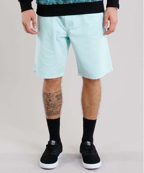 Bermuda-Masculina-Reta-com-Cinto-Cadarco-Listrado-Verde-Claro-8766917-Verde_Claro_1