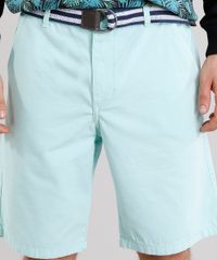 Bermuda-Masculina-Reta-com-Cinto-Cadarco-Listrado-Verde-Claro-8766917-Verde_Claro_4