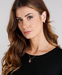 Kit-de-Colar---Brinco-Feminino-Coracao-Dourado-8790240-Dourado_2