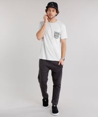 Camiseta-Masculina-com-Bolso-Estampado-de-Pranchas-Manga-Curta-Gola-Careca-Cinza-Mescla-Claro-9125663-Cinza_Mescla_Claro_3