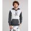 Blusao-Masculino-com-Estampa-de-Folhagem-em-Moletom-com-Capuz-Bolso-Canguru-Manga-Longa-Cinza-Mescla-Escuro-8830725-Cinza_Mescla_Escuro_1