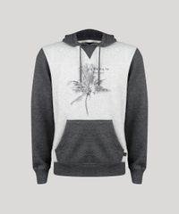 Blusao-Masculino-com-Estampa-de-Folhagem-em-Moletom-com-Capuz-Bolso-Canguru-Manga-Longa-Cinza-Mescla-Escuro-8830725-Cinza_Mescla_Escuro_5