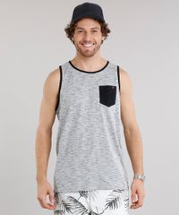 Regata-Masculina-com-Bolso-Contrastante-Gola-Careca-Cinza-Mescla-9046845-Cinza_Mescla_1