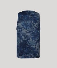 Regata-Masculina-com-Estampa-de-Folhagem-e-Bolso-Gola-Careca-Azul-Marinho-8963232-Azul_Marinho_6
