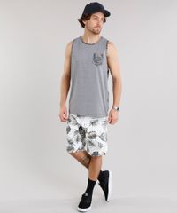 Regata-Masculina-com-Estampa-de-Folhagem-e-Bolso-Gola-Careca-Cinza-Mescla-Escuro-8963232-Cinza_Mescla_Escuro_3