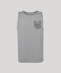 Regata-Masculina-com-Estampa-de-Folhagem-e-Bolso-Gola-Careca-Cinza-Mescla-Escuro-8963232-Cinza_Mescla_Escuro_5