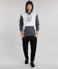 Blusao-Masculino-com-Estampa-de-Coqueiros-em-Moletom-com-Capuz-Bolso-Canguru-Manga-Longa-Cinza-Mescla-Claro-8832636-Cinza_Mescla_Claro_3