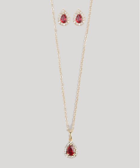 Kit-de-Colar---Brinco-Feminino-com-Strass-Dourado-9120329-Dourado_1