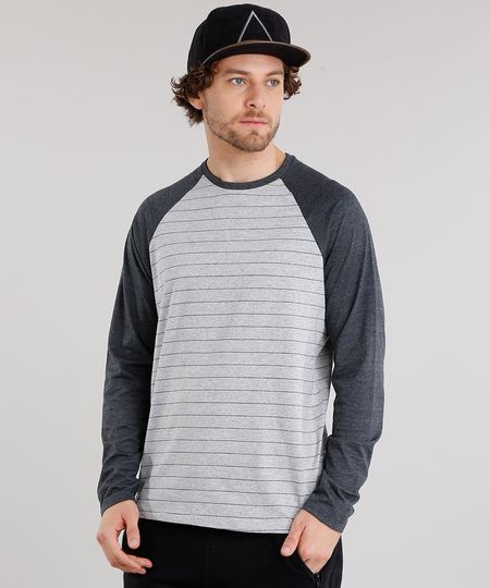 Camiseta-Masculina-Raglan-Listrada-Manga-Longa-Gola-Careca-Cinza-Mescla-Escuro-9028193-Cinza_Mescla_Escuro_1