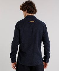 Camisa-Masculina-em-Flanela-Botone-com-Bolso-Manga-Longa-Azul-Marinho-8880195-Azul_Marinho_2